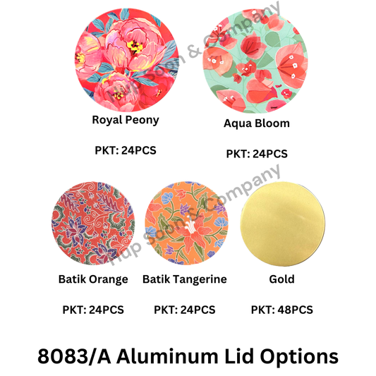 8083 750ML Round PET Container (Aluminium Lid)