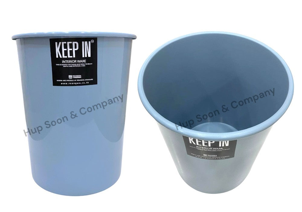 8L Keep in Round Plastic Bin