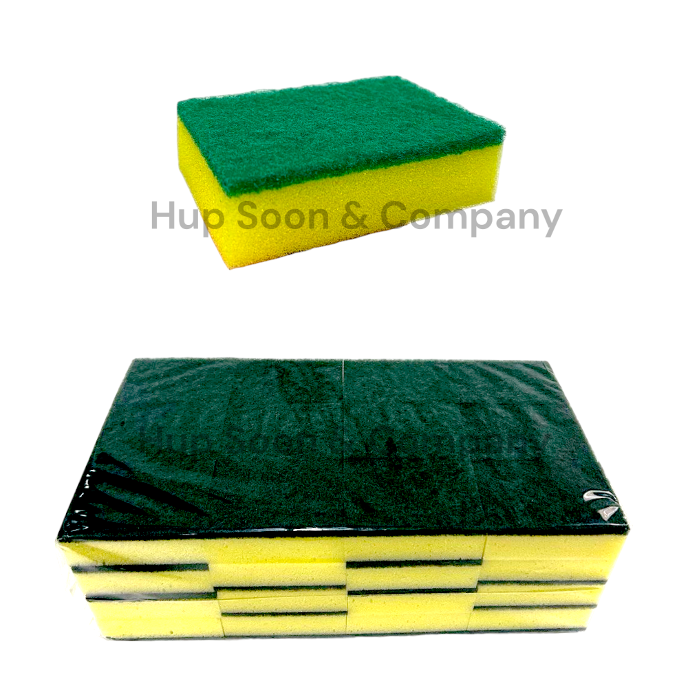 (48PCS) Sponge with Scouring Pad
