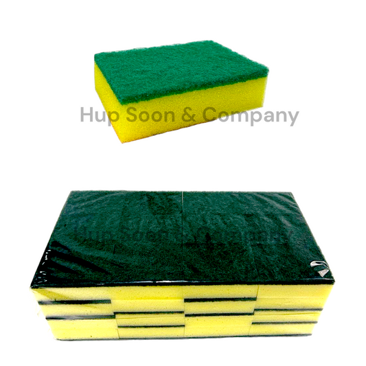 (48PCS) Sponge with Scouring Pad