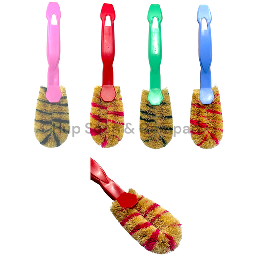 Tiger Long Handle Shoe Handle Brush / Tiger Abalone Brush