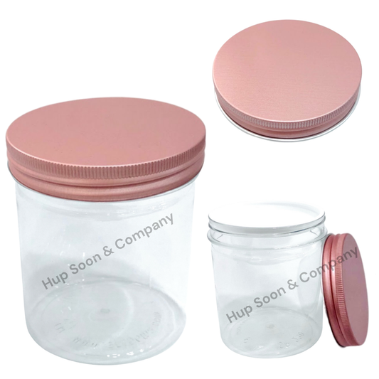 230A 300ML Round PET Container (Aluminium Lid)