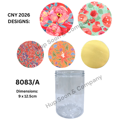 8083 750ML Round PET Container (Aluminium Lid)