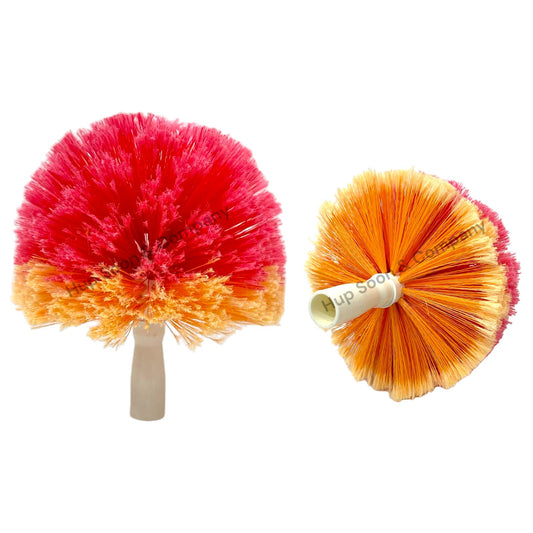 Round Ceiling Brush Head with PVC Bristles | Cobweb & Dust Cleaning Brush