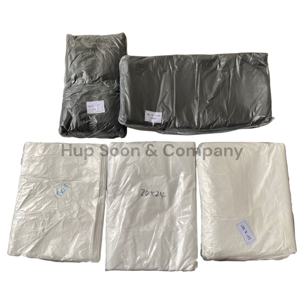 Disposable Trash Bag (White/Black)
