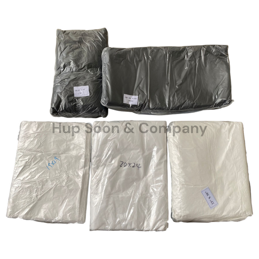Disposable Trash Bag (White/Black)