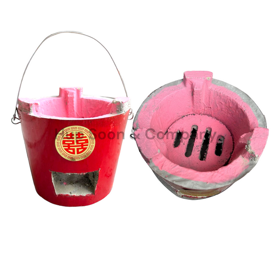 Small Red Charcoal Stove